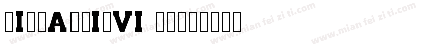 BIGBANGISVI 亮体字体转换